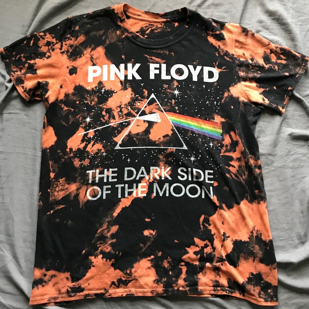 Bleached Pink Floyd shirt.